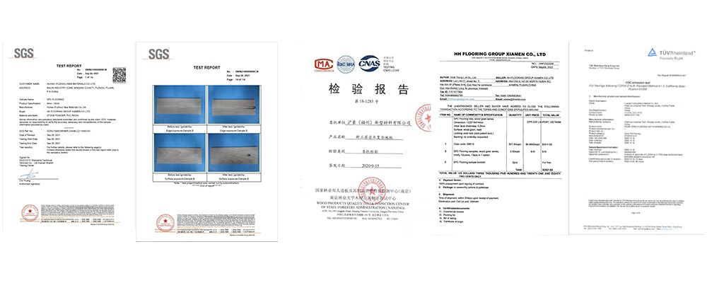 Certificationof spc marble flooring Certificationof spc marble flooring